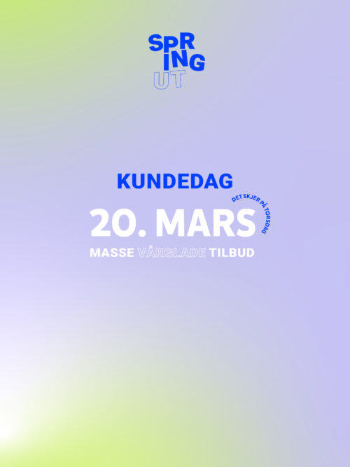 Spring ut kundedag